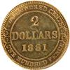 Image 2 : Newfoundland $2 Gold 1881 PCGS AU-55