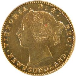Newfoundland $2 Gold 1882H PCGS AU-55
