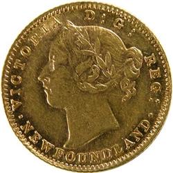 Newfoundland $2 Gold 1882H, EF