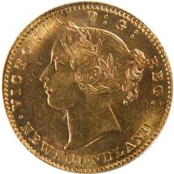 Newfoundland $2 Gold 1885 ICCS MS-63