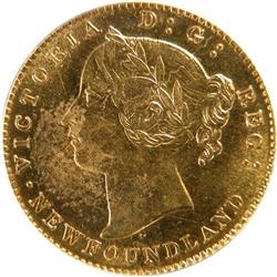 Newfoundland $2 Gold 1885 PCGS MS-63