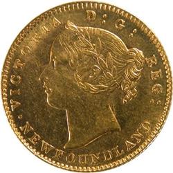Newfoundland $2 Gold 1885 ICCS MS-62