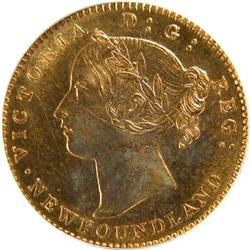 Newfoundland $2 Gold 1885 PCGS MS-62