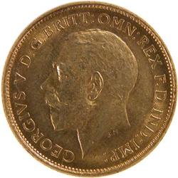 Half Sovereign 1915S, NGC MS-62