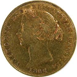 Sovereign 1859 F-VF