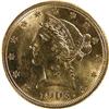 Gold Half Eagle 1903-S Uncirculated