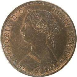 New Brunswick 1864 Cent ICCS MS-62 TR