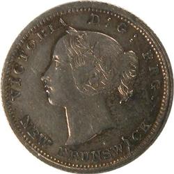 New Brunswick 1862 5 Cents ICCS EF-40