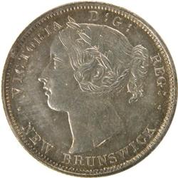 New Brunswick 1862 20 Cents ICCS MS-66