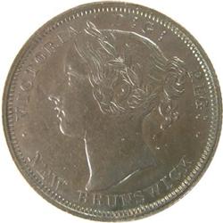 New Brunswick 1864 20 Cents ICCS EF-40
