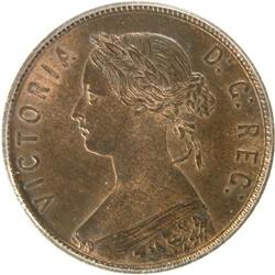 Newfoundland Cent 1865, PCGS MS-64 RB