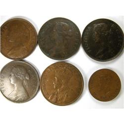 NF 1C 1873 76H 90 94 1936 44C, VF & EF