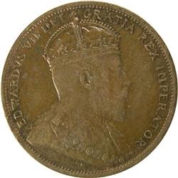 Newfoundland Cent 1907 Choice Brown Unc