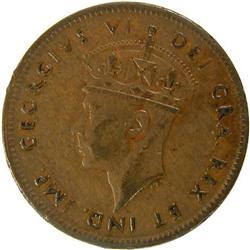 Newfoundland Cent 1940 Dbl Date, VF-EF