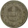 Image 2 : Newfoundland Five Cents 1885 VF