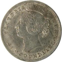 Newfoundland Five Cents 1890 EF