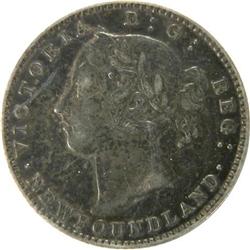 Newfoundland 10 Cents 1894, VF-EF