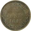 Image 2 : Newfoundland 20 Cents 1865 NGC AU-50