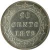 Image 2 : Newfoundland 20 Cents 1872H, ICCS VF-30