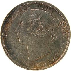 Newfoundland 20 Cents 1888 NGC AU-53