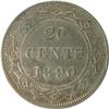 Image 2 : Newfoundland 20 Cents 1890 EF Cleaned