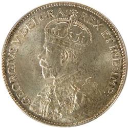 Newfoundland 25 Cents 1919C PCGS MS-64