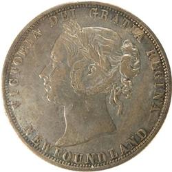 Newfoundland 50 Cents 1873 ICCS VF-30