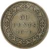 Image 2 : Newfoundland 50 Cents 1876H, VF