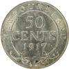 Image 2 : Newfoundland 50 Cents 1917C AU-Unc