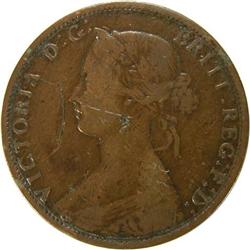 Nova Scotia Cent 1862, VG+, scratches