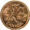 Image 2 : Canada One Cent 1938 ICCS MS-64