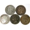 Image 1 : 1858-1889. Five pieces, Fine or better