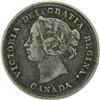Canada Five Cents 1885 5 Over 5, F-VF