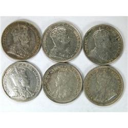 1903 1903H 1908 1909 & 1915 X2, all VF