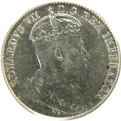 Canada Five Cents 1905 PCGS AU-53