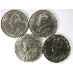 1922 X2 1932, all AU-Unc. Plus 1928 EF