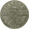 Image 2 : Canada Five Cents 1926 Far 6, CCCS F-12