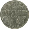 Image 2 : Canada Five Cents 1926 Far 6 ICCS VG-10