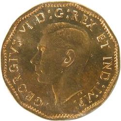 Canada Five Cents 1943 ICCS MS-65