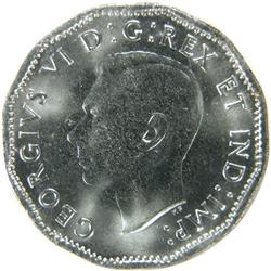 Canada Five Cents 1944 ICCS MS-65