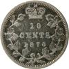 Image 2 : Canada Ten Cents 1870 Wide 0, F-VF
