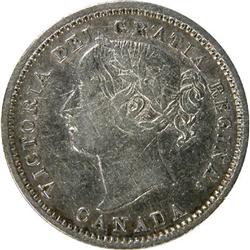 Canada Ten Cents 1871, VF