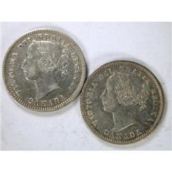 1874H and 1880H, both VF