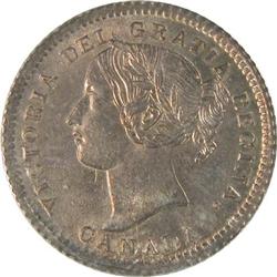 1875H ICCS AU-58; Obverse Die Flaw