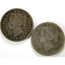 1880H Obverse 1 and 1890H, both VF