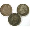 Image 1 : 1898 Obv 5, 1898 Obv 6 and 1899 S9, VF