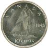 Image 2 : Canada Ten Cents 1945 ICCS MS-65
