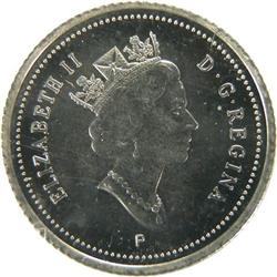 Canada Ten Cents 2000P, ICCS MS-65