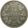 Image 2 : Canada Twenty Cents 1858 ICCS F-15