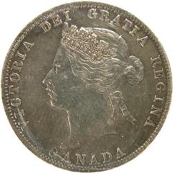 1871 Obverse 2, ICCS AU-50
